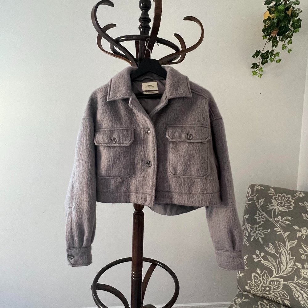 Urban Outfitters | BDG Harlow Cropped Shirt Jacket